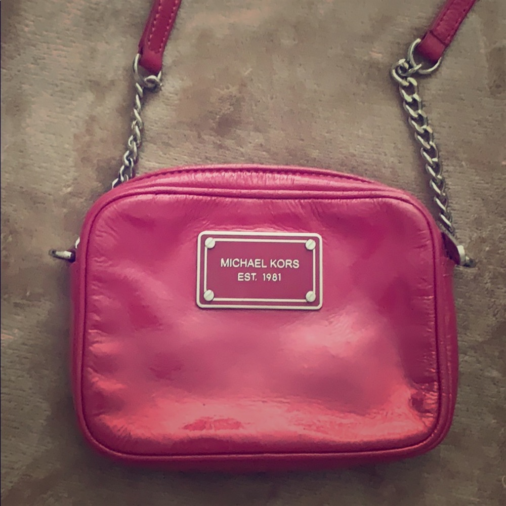 Fuchsia Pink Michael Kors crossbody
